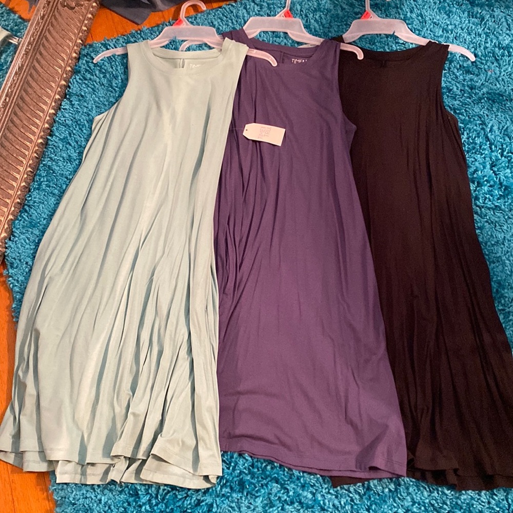 Colorful throw on dress